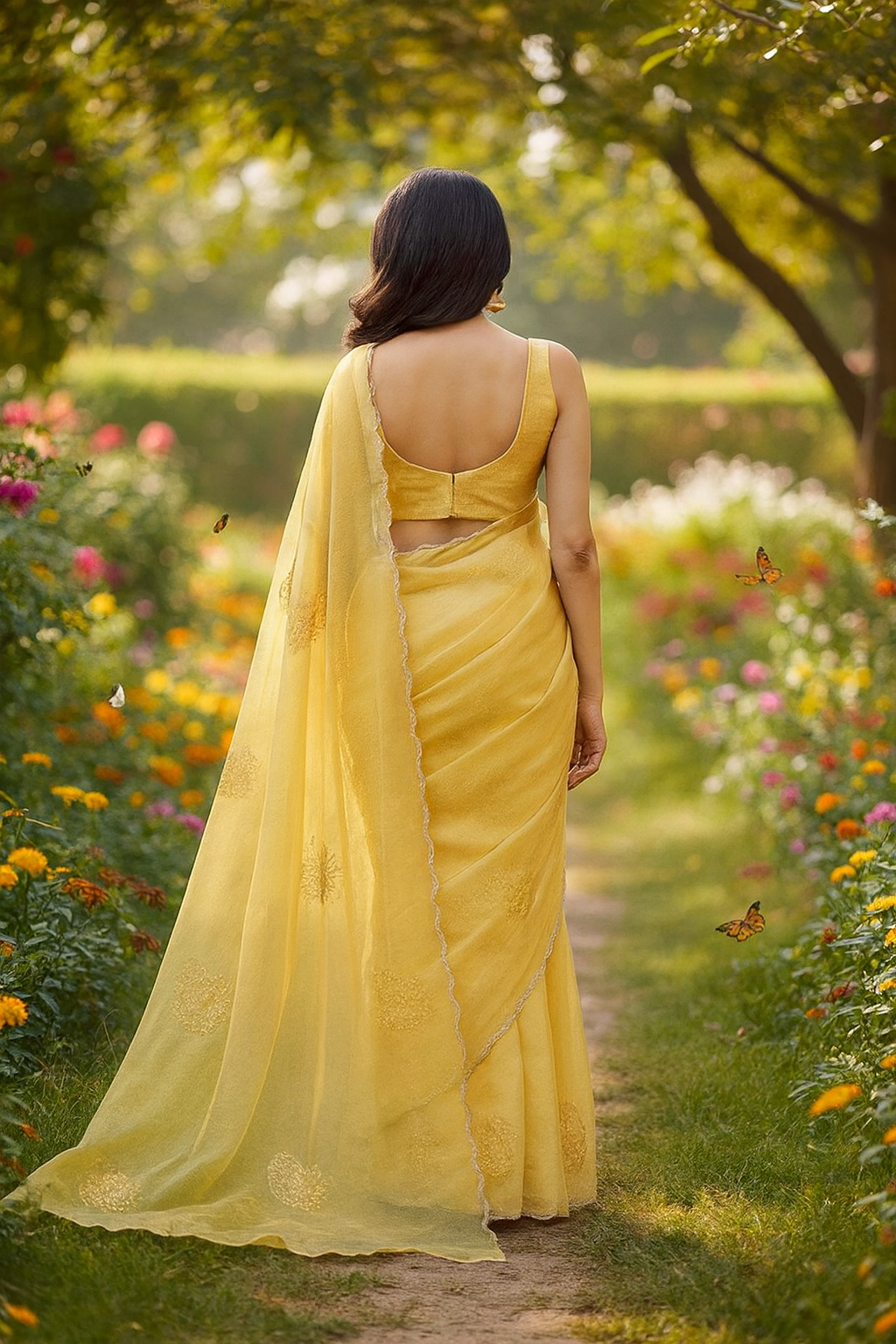 New fountain fabric in bollywood style