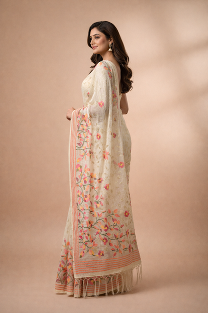 Cotton handloom kota doria saree