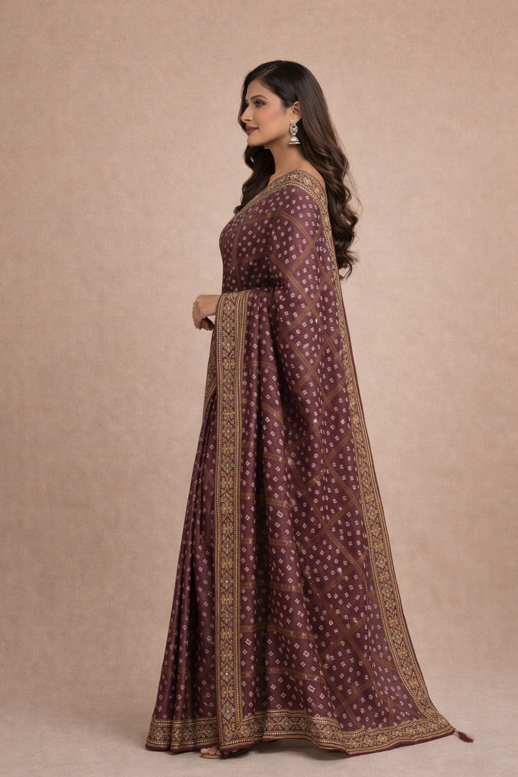 Premium silk chunari saree