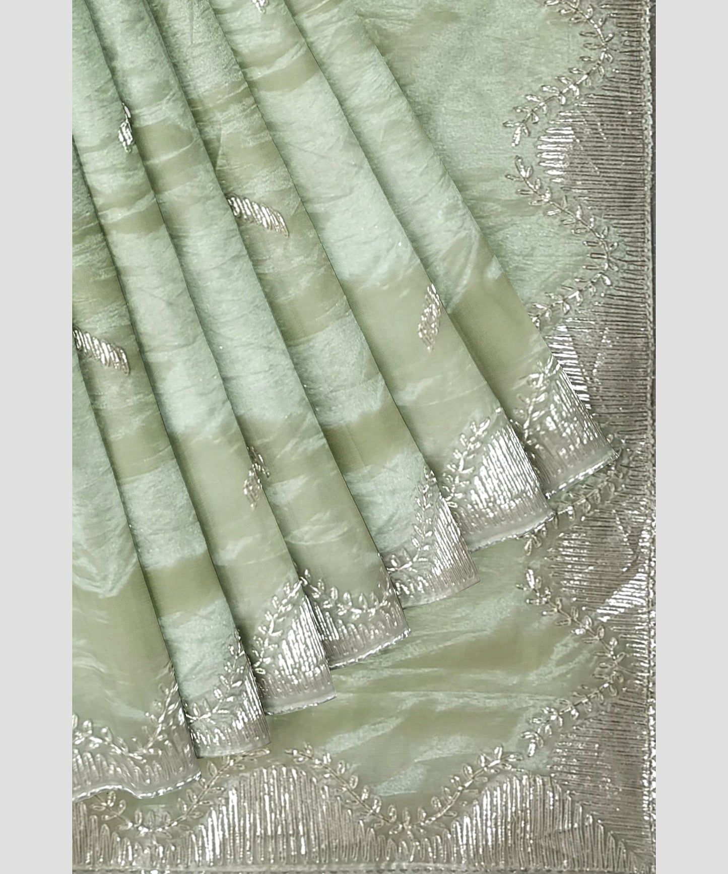 Embroidered Bollywood Chiffon Saree