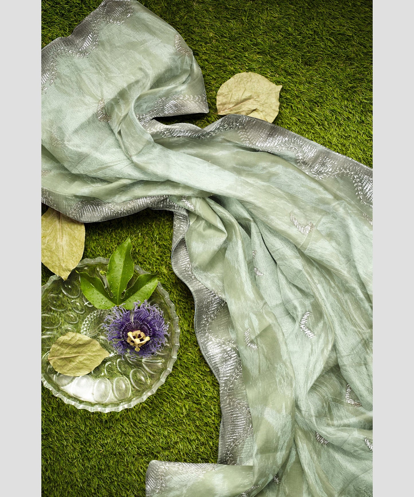 Embroidered Bollywood Chiffon Saree