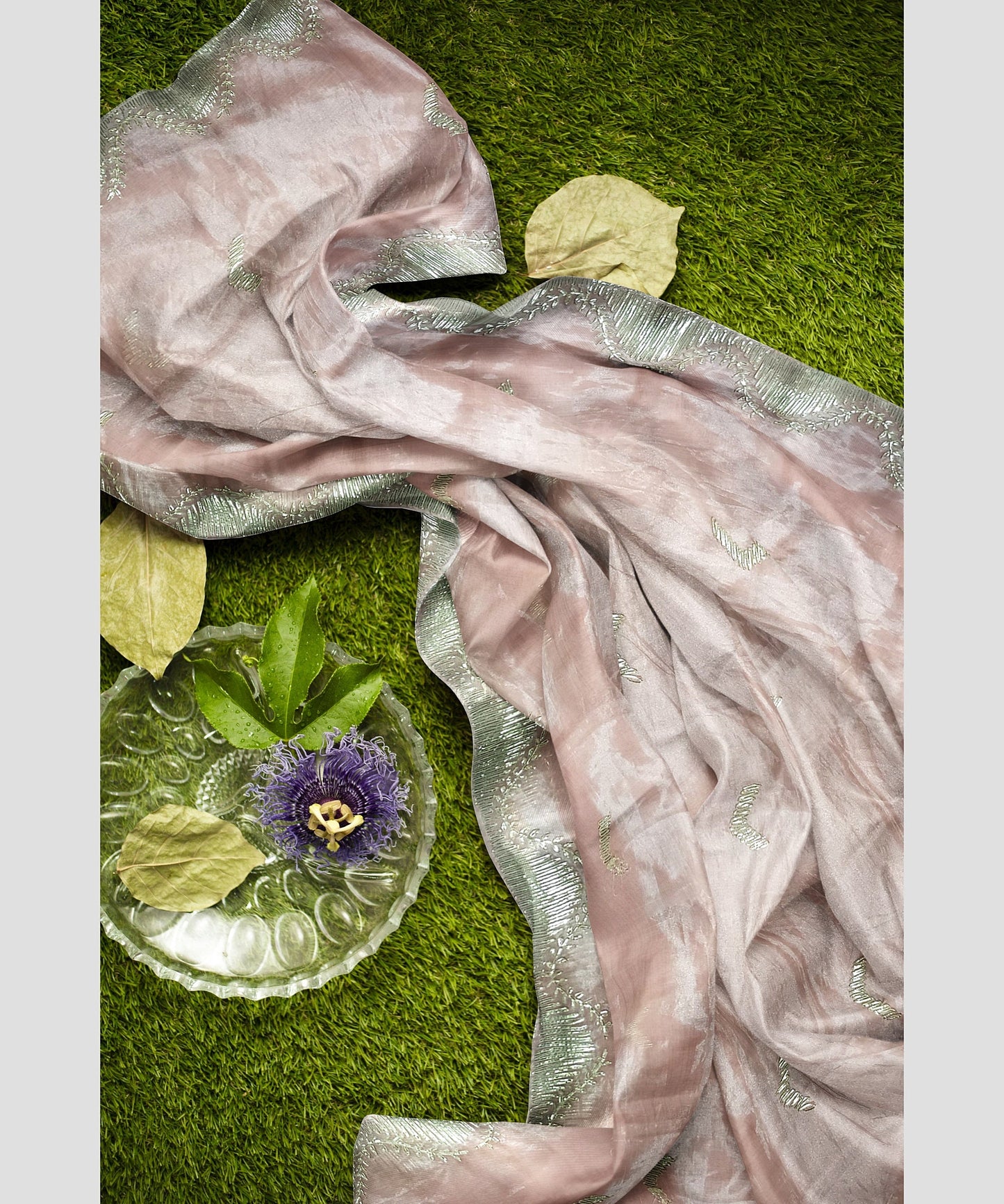 Embroidered Bollywood Chiffon Saree