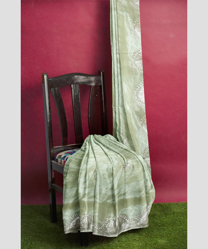 Embroidered Bollywood Chiffon Saree