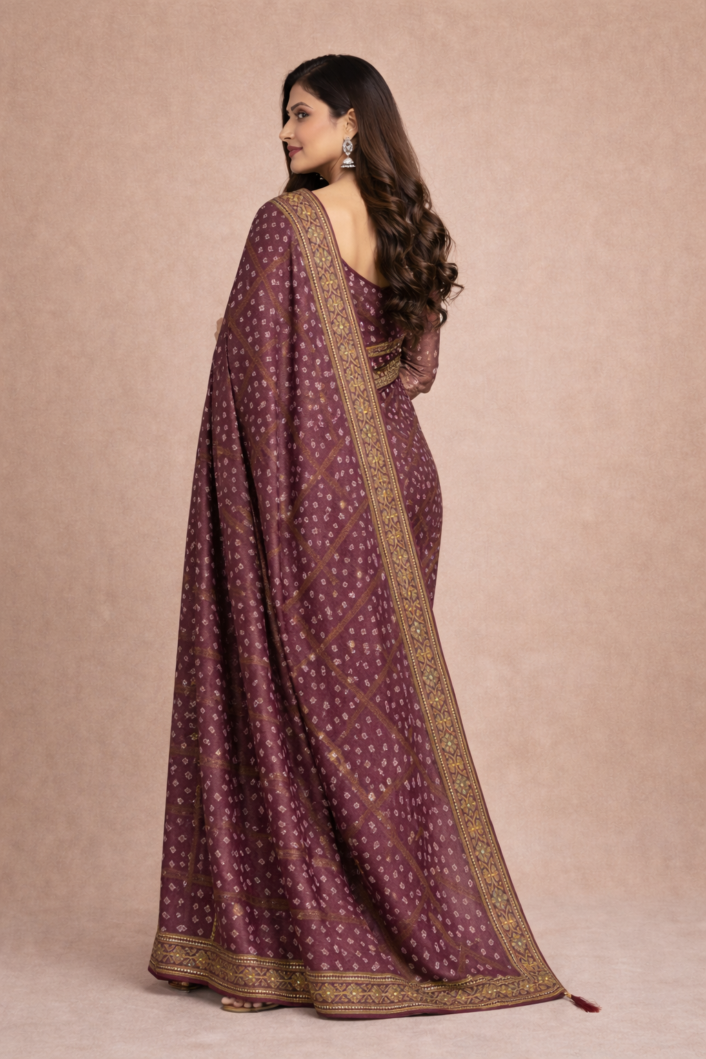 Premium silk chunari saree