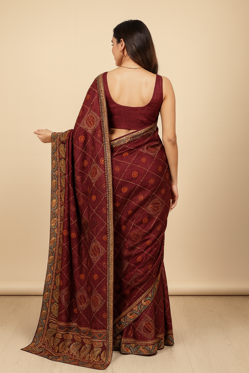 Rajwadi saree