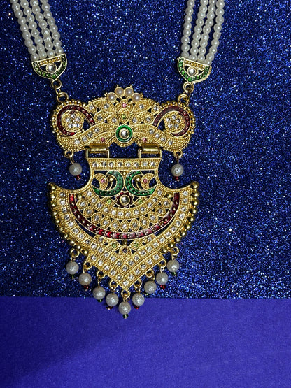 New design dianmond with mina work rani haar