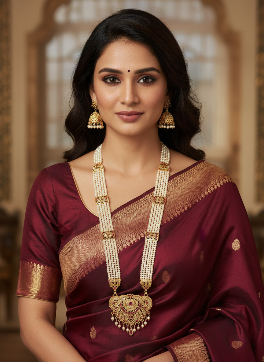 Diamond rani haar modern design