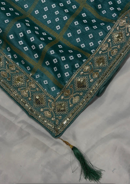 Premium silk chunari saree